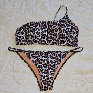 Leopard Print Bikini Set